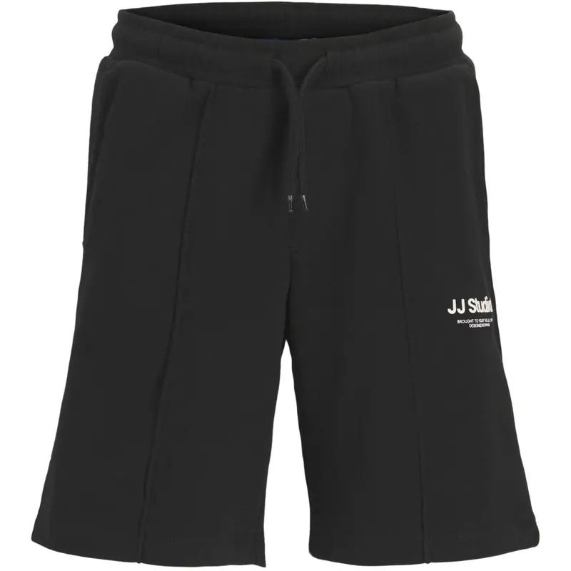 Jack & Jones Junior Black Jpstkane Soho Sweat Shorts Mid Jnr 1