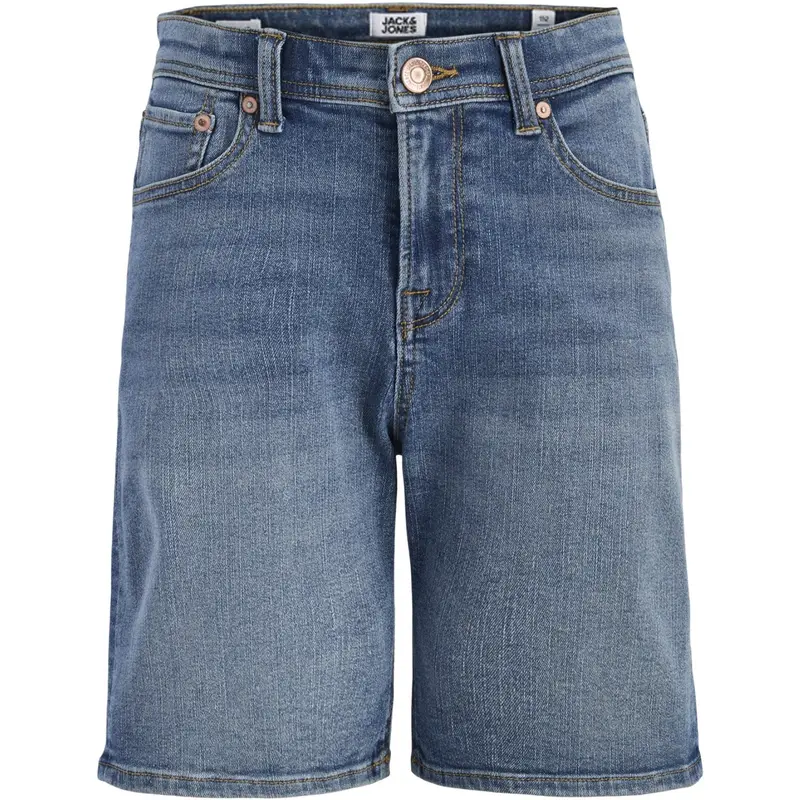 Jack & Jones Junior Blue Denim Jjirick Jjoriginal Shorts At 999 Jnr 1