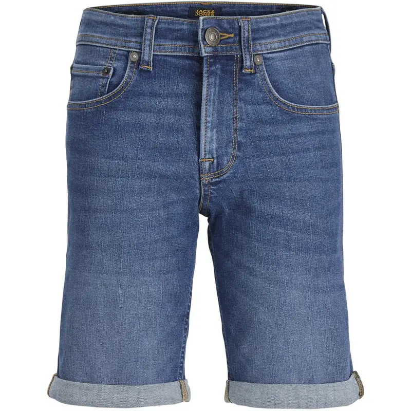 Jack & Jones Junior Blue Denim Jwhrick Jjoriginal Shorts Sq 327 Jnr 1