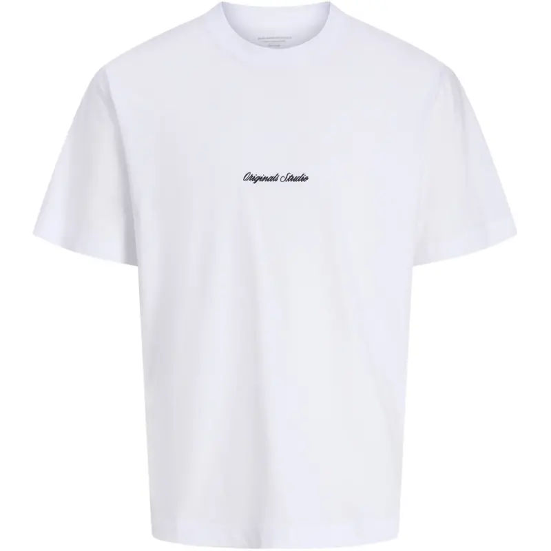 Jack & Jones Junior Bright White Jornorrebro Emb Tee Ss Cn Noos Jnr 1