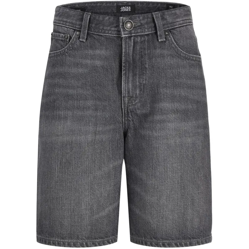 Jack & Jones Junior Grey Denim Grey Option Jjitony Jjoriginal Shorts Akm 280 Jnr 1