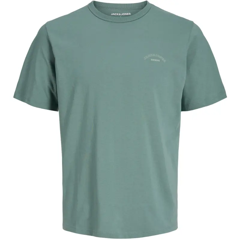 Jack & Jones Junior Mineral Blue Jjcollege Logo Tee Ss Crew Neck Jnr 1