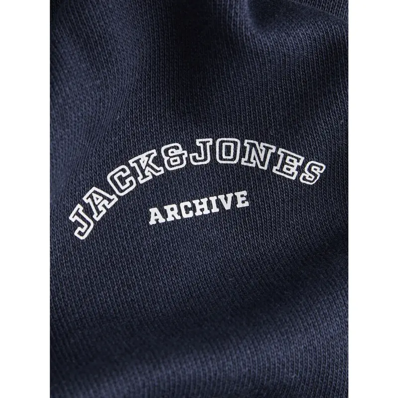 Jack & Jones Junior Navy Blazer Jjcollege Logo Sweat Hood Jnr 2