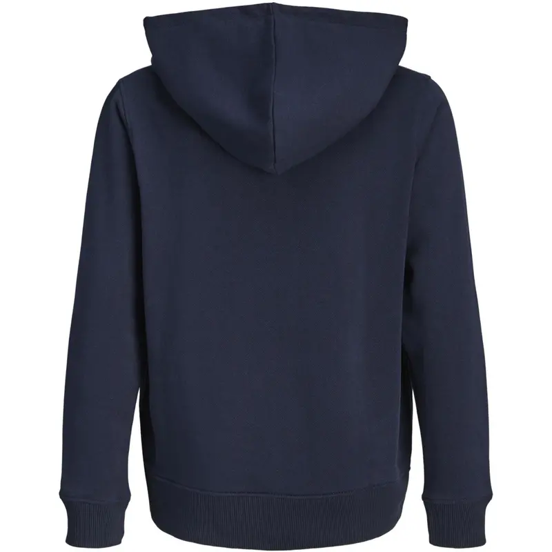Jack & Jones Junior Navy Blazer Jjcollege Logo Sweat Hood Jnr 3