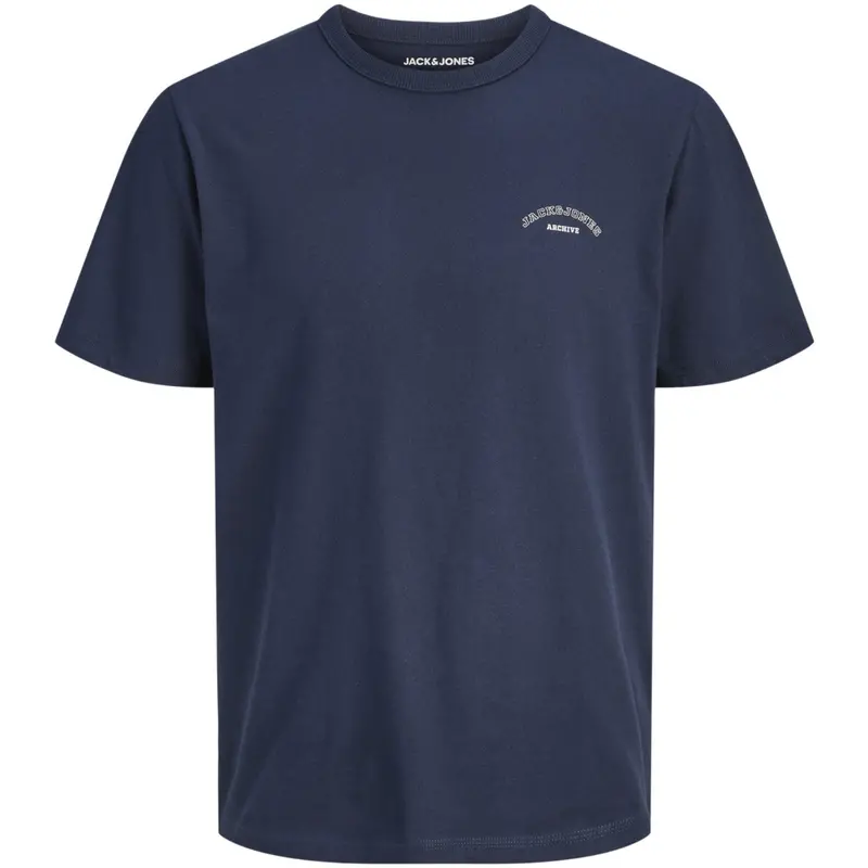 Jack & Jones Junior Navy Blazer Jjcollege Logo Tee Ss Crew Neck Jnr 1