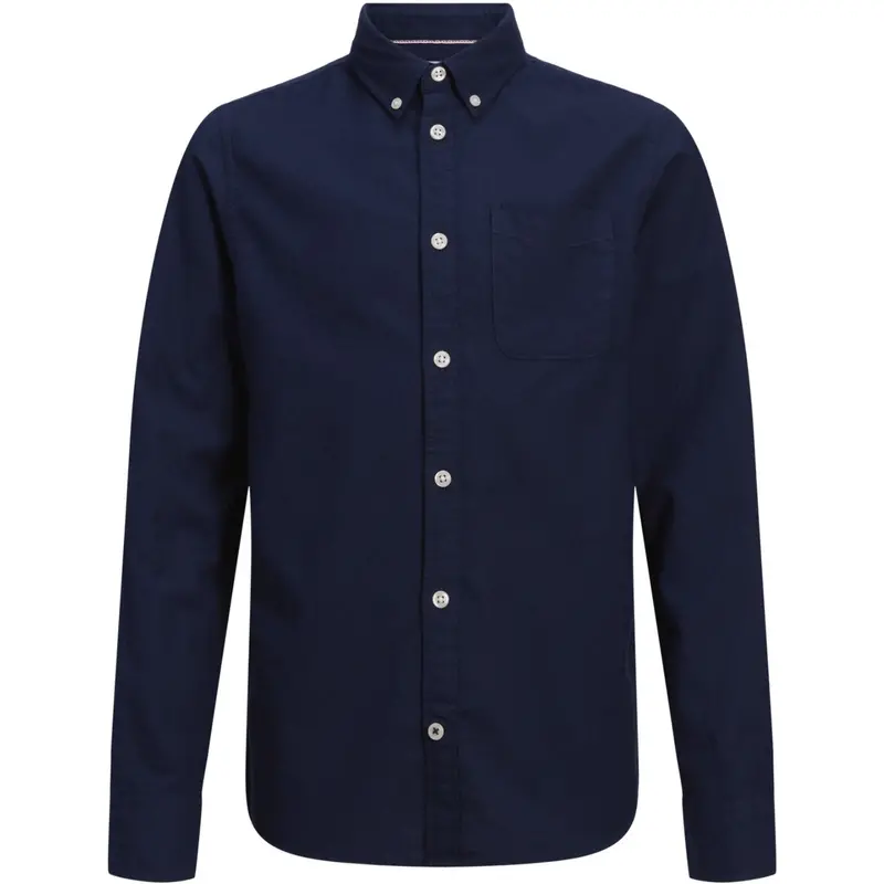 Jack & Jones Junior Navy Blazer Jjeoxford Shirt L/S Noos Jnr 1