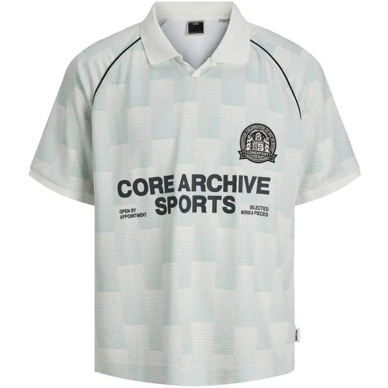 Jack & Jones Junior Omphalodes Aop Jcobreeze Football Aop Mesh Tee Ss Jnr 1