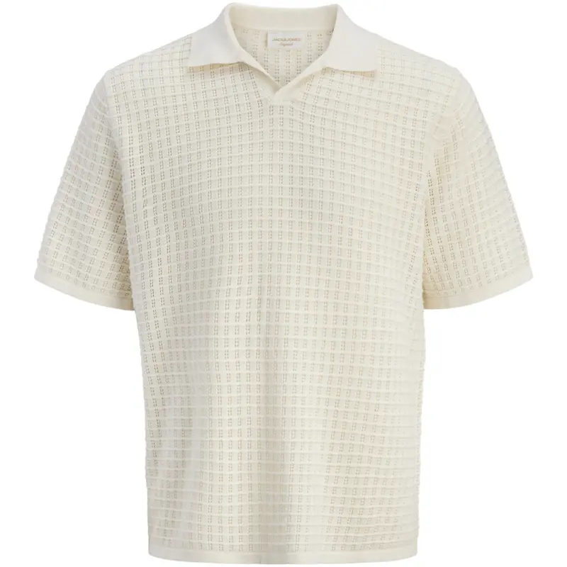 Jack & Jones Junior Sea Salt Jornantucket Split Neck Polo Jnr 1