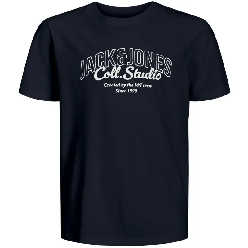 Jack & Jones Junior Sky Captain Big Print Jjmakoto Tee Ss Crew Neck Jnr 1