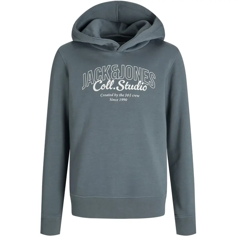 Jack & Jones Junior Stormy Weather Big Print Jjmakoto Sweat Hood Jnr 1
