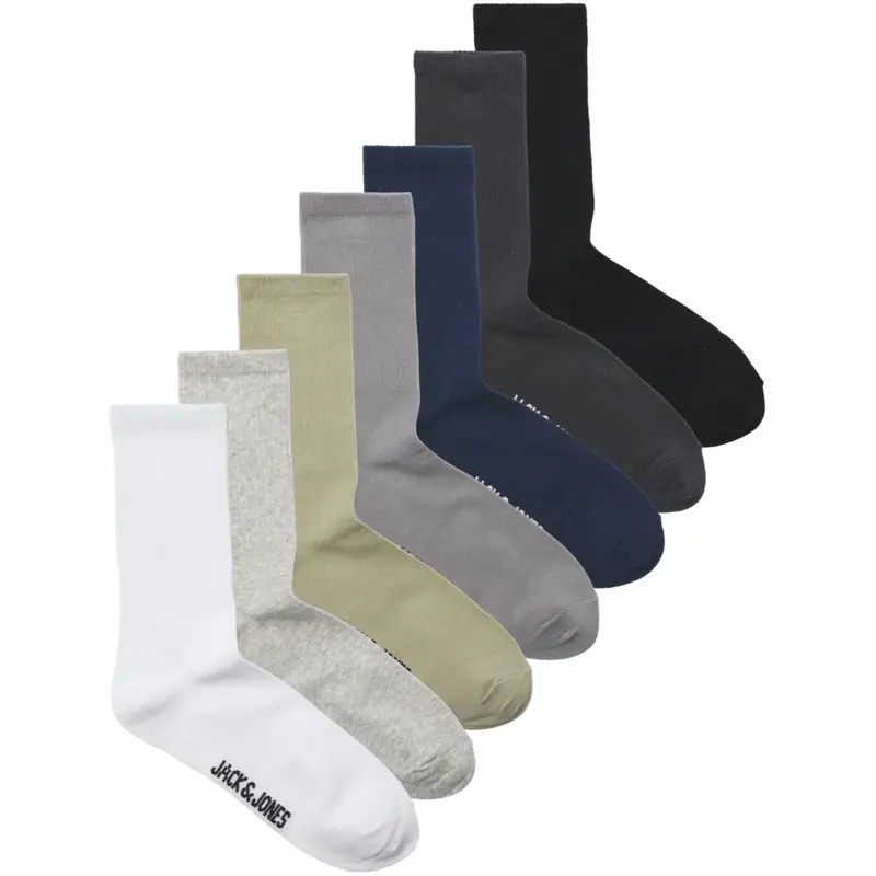 Jack & Jones Junior Titan Jacnick Tennis Socks 7 Pack Jnr 1
