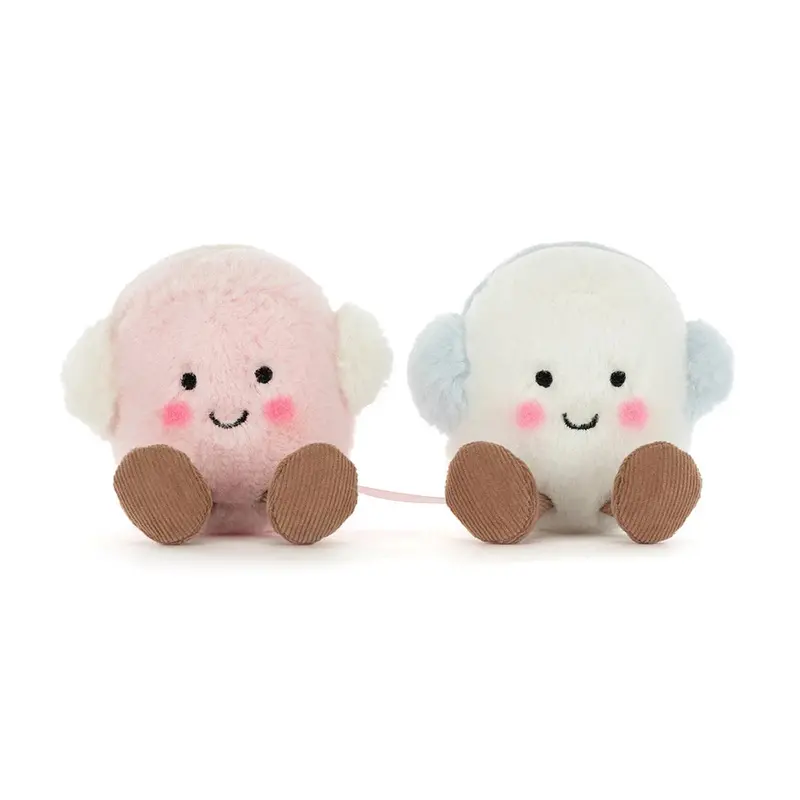 Jellycat Amuseables Toastie Pink And White Marshmallows 1