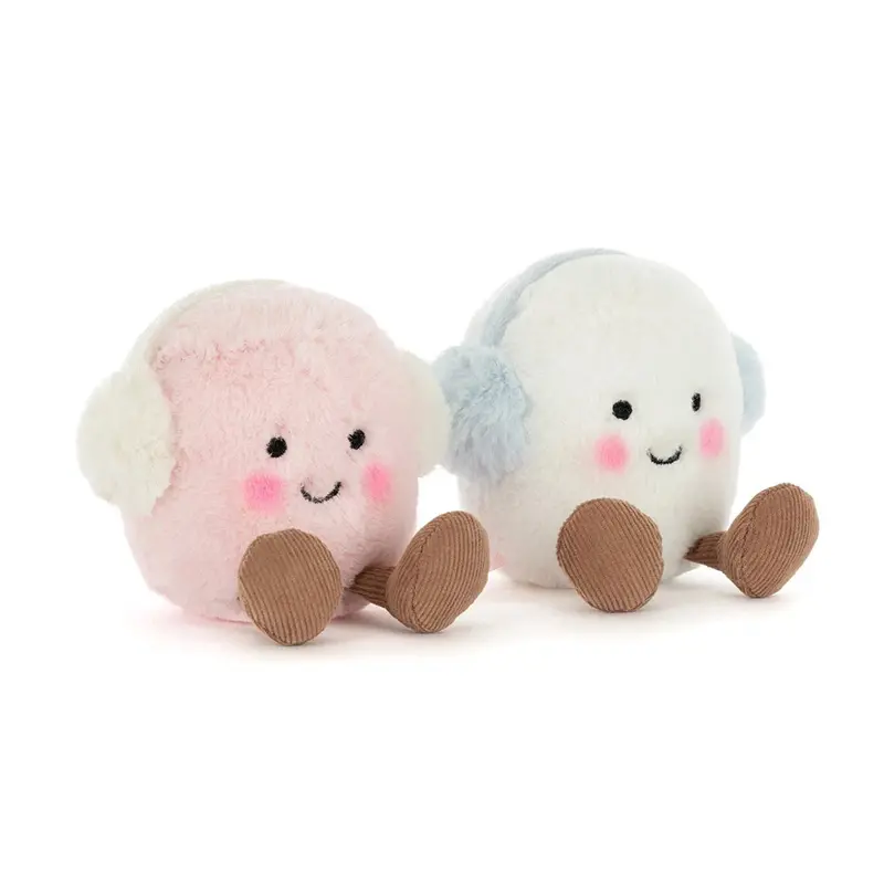 Jellycat Amuseables Toastie Pink And White Marshmallows 2