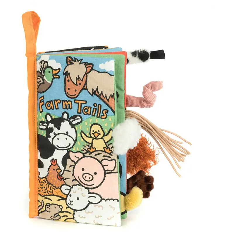 Jellycat Baby, Tail Book, Farm Tails 1