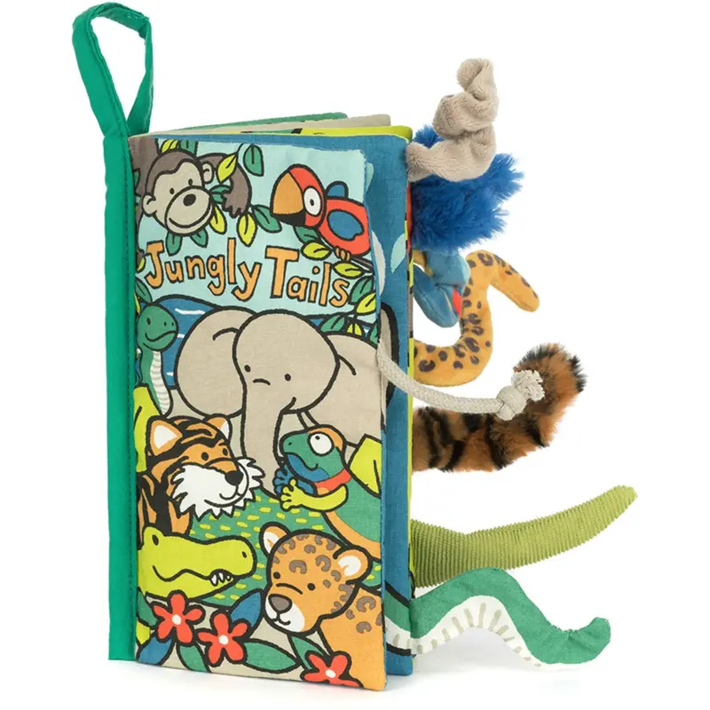 Jellycat Baby, Tail Book, Jungle Tails 1