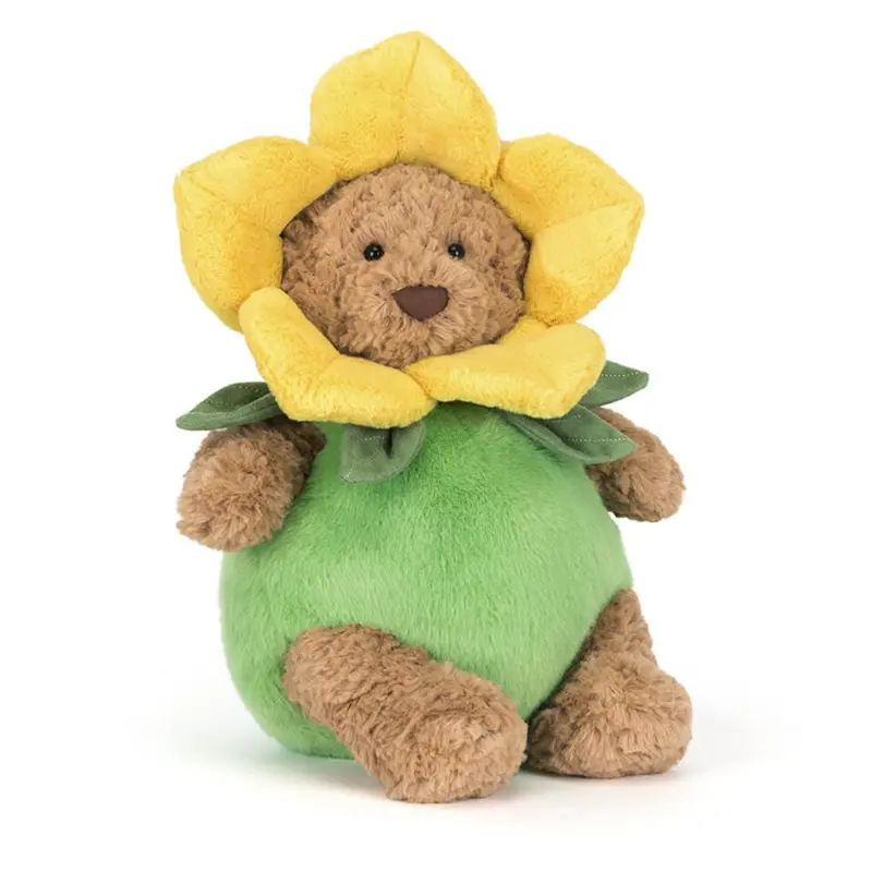 Jellycat Bartholomew Bear Daffodil Outfit 1