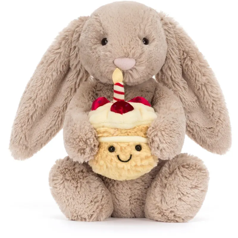 Jellycat Bashful Rabbit With Layer Cake 31 Cm 1