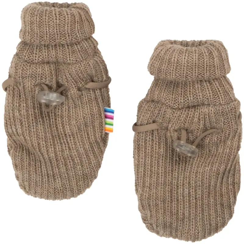 Joha Beige Melange Mittens Double Lags 1