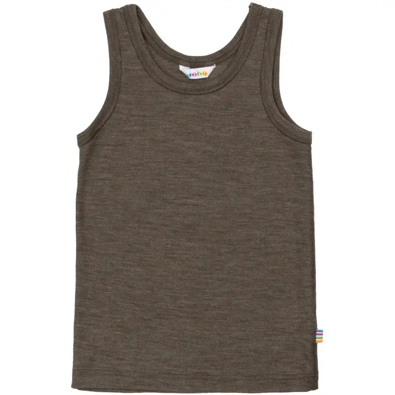 Joha Brown Melange Undershirt 1