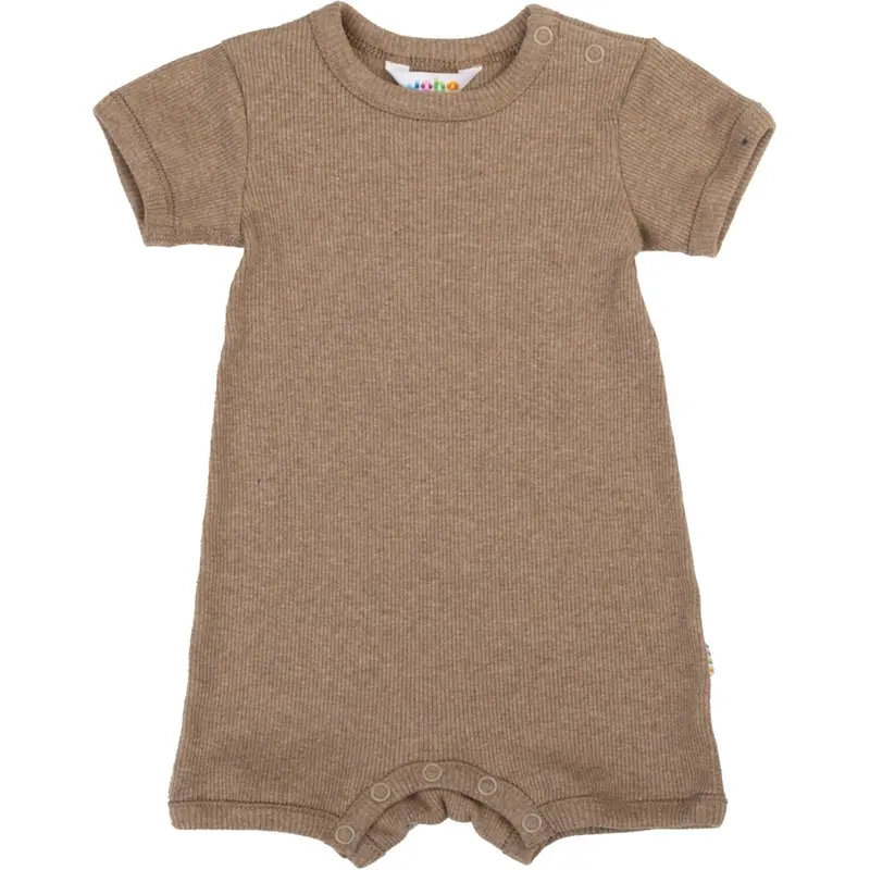 Joha Dark Beige Summer Romper 1