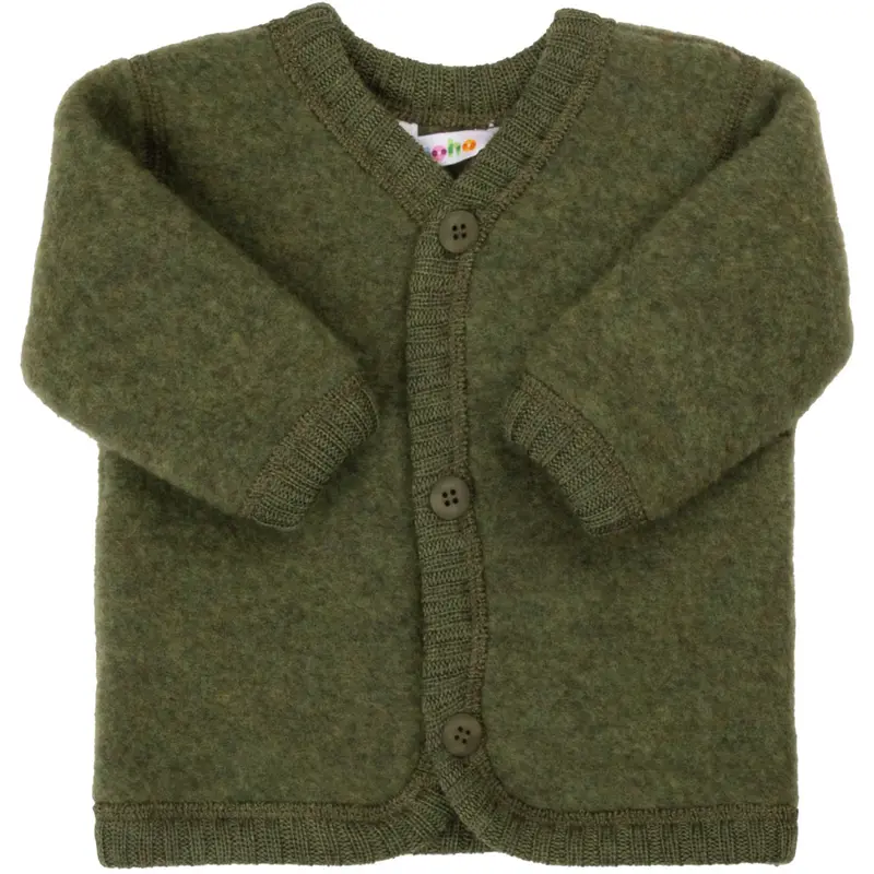 Joha Dark Olive Cardigan 1