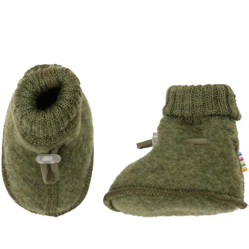 Joha Dark Olive Slippers 1