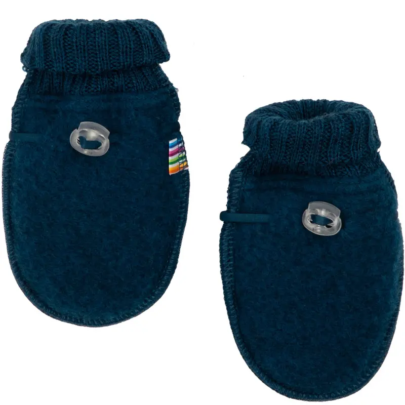 Joha Dark Turquoise Mittens 1