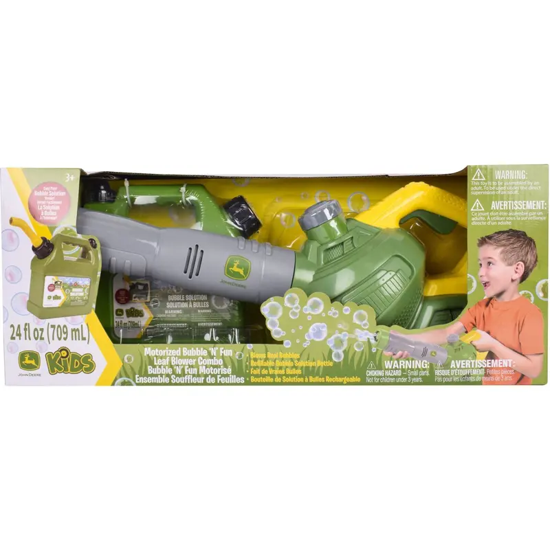 John Deere Bubble Leaf Blower & Refill Can 1