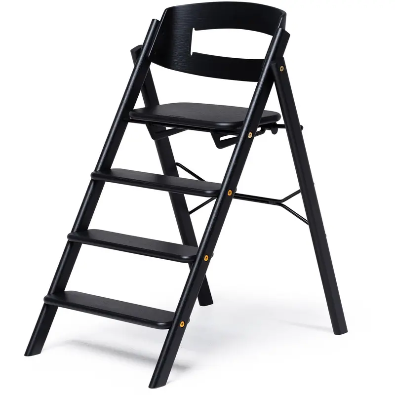 Kaos Black Klapp High Chair Oak 1