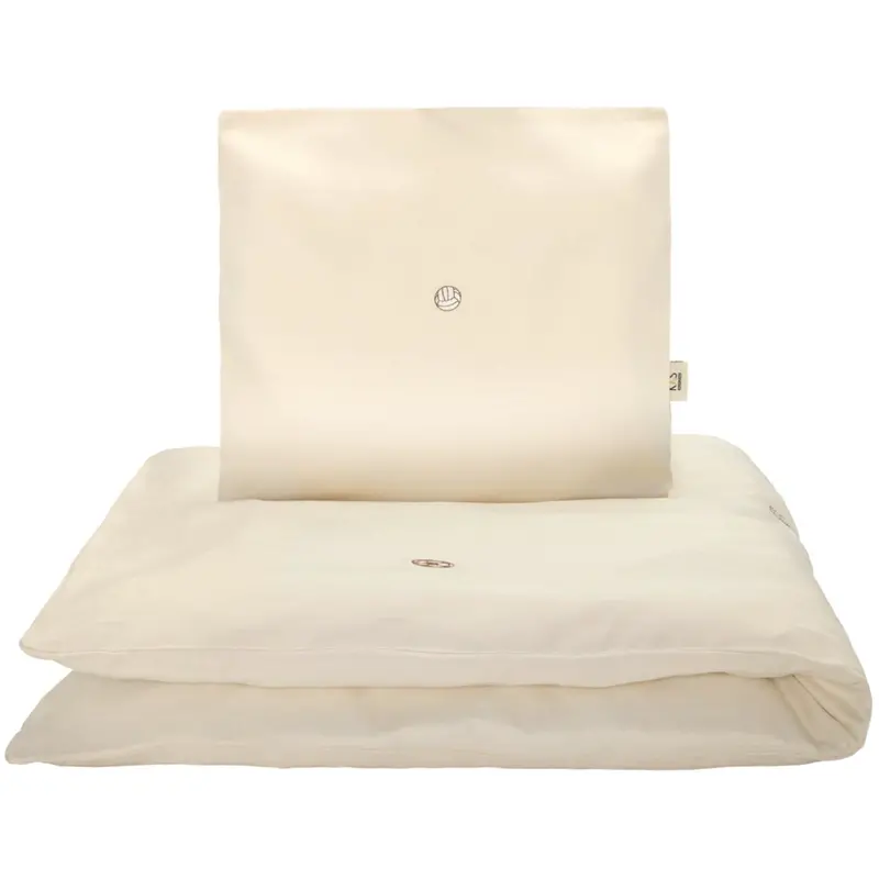 Kas Kopenhagen Cream Soccer Embroidered Bedding 1