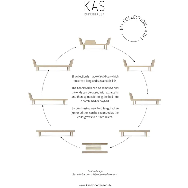 Kas Kopenhagen Natural Oil Eli Conversion Kit Headboards X2 2