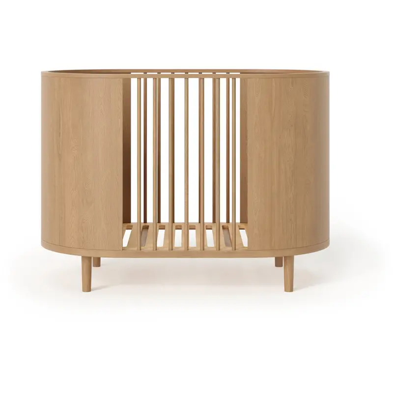 Kas Kopenhagen Oak Kai Baby Cot 1