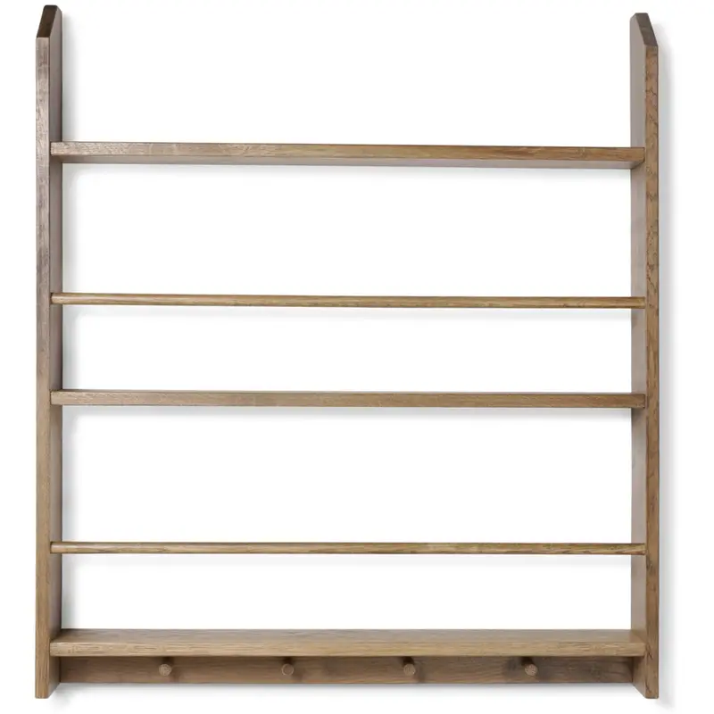 Kas Kopenhagen Smoked Oak Eli Plate Shelves 1