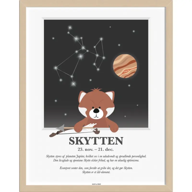 Kids By Friis A3 Poster M. Stjernetegn, Skytten 1