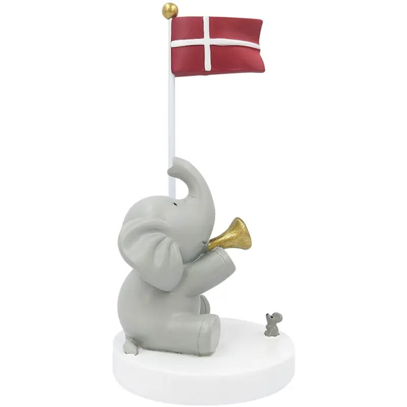 Kids By Friis Bordflag, Elefant With Trompet Og Mus 1