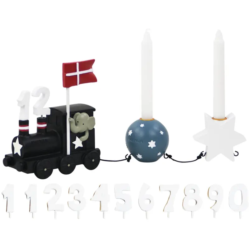 Kids By Friis Jomfruen Birthday Train M. Planet Og Stjerne 1