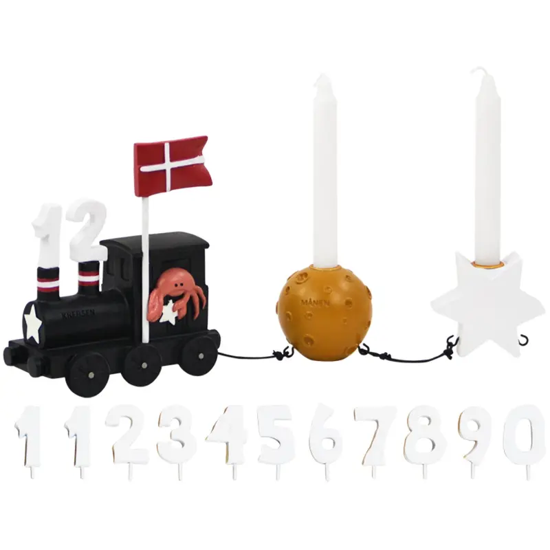 Kids By Friis Krebsen Birthday Train M. Planet Og Stjerne 1