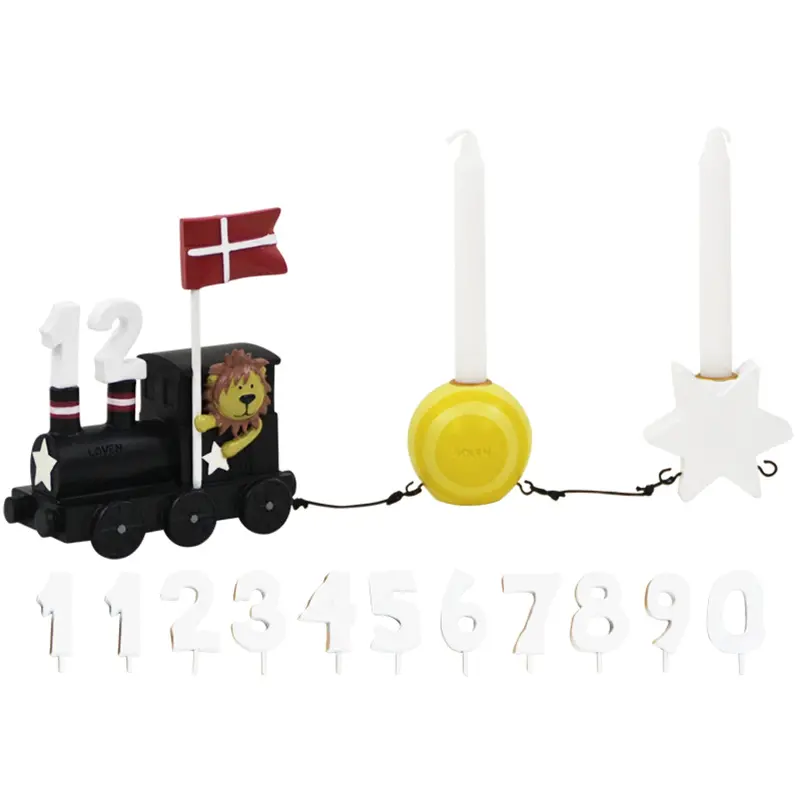 Kids By Friis Løven Birthday Train M. Planet Og Stjerne 1