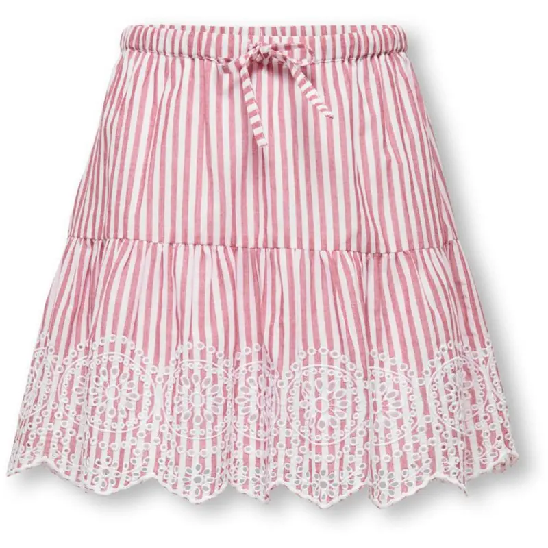 Kids Only Barbados Cherry Cloud Dancer Kogbondi Life Emb Skirt Wvn 1