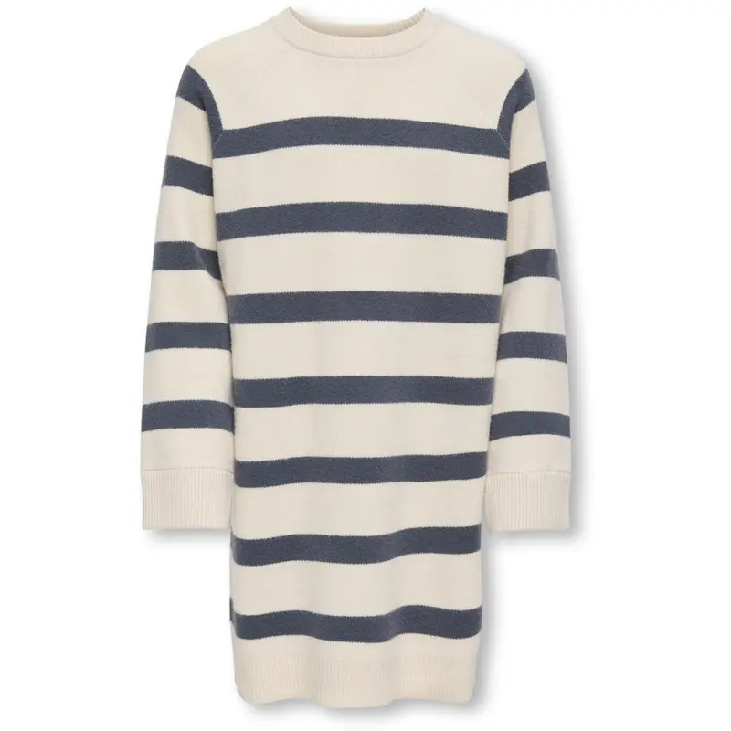 Kids Only Birch Ombre Blue Kogkelly Life L/S O-Neck Dress Knt 1
