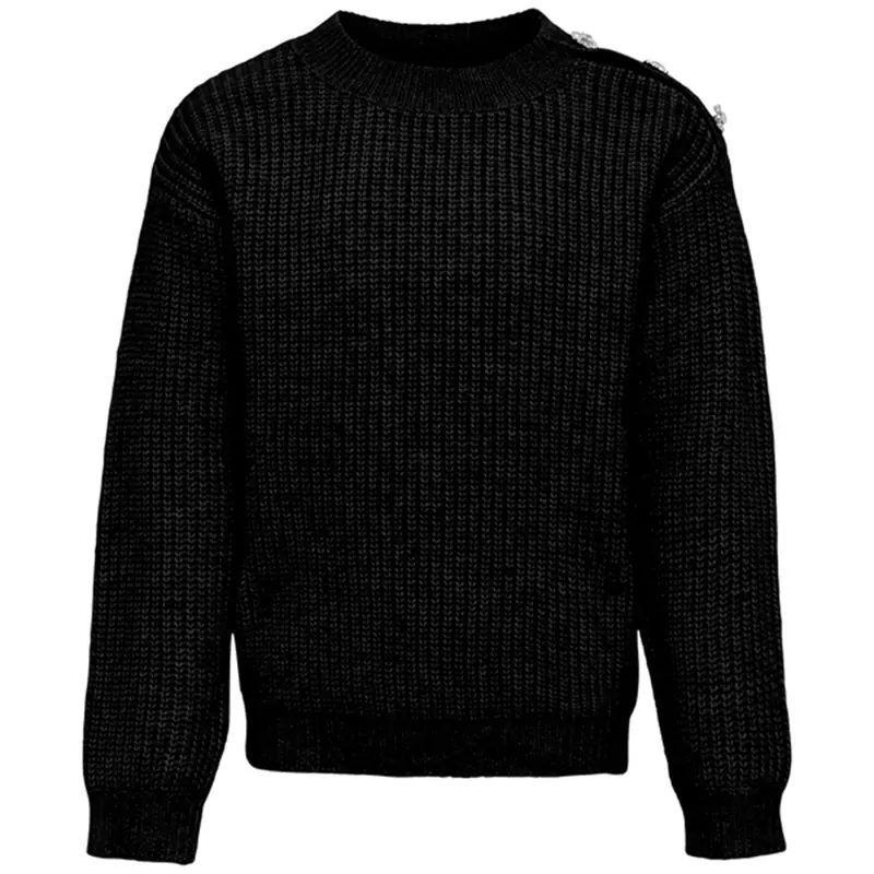 Kids Only Black Airy Bling Knit Sweater 1