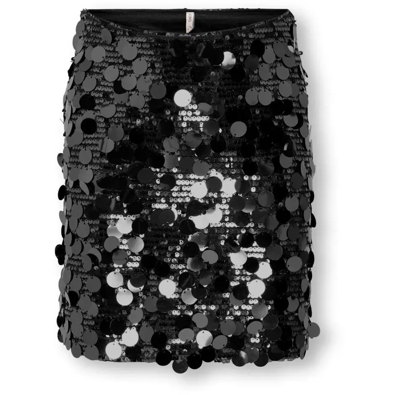 Kids Only Black Black Sequins Kogjadel Sequins Skirt Wvn 1