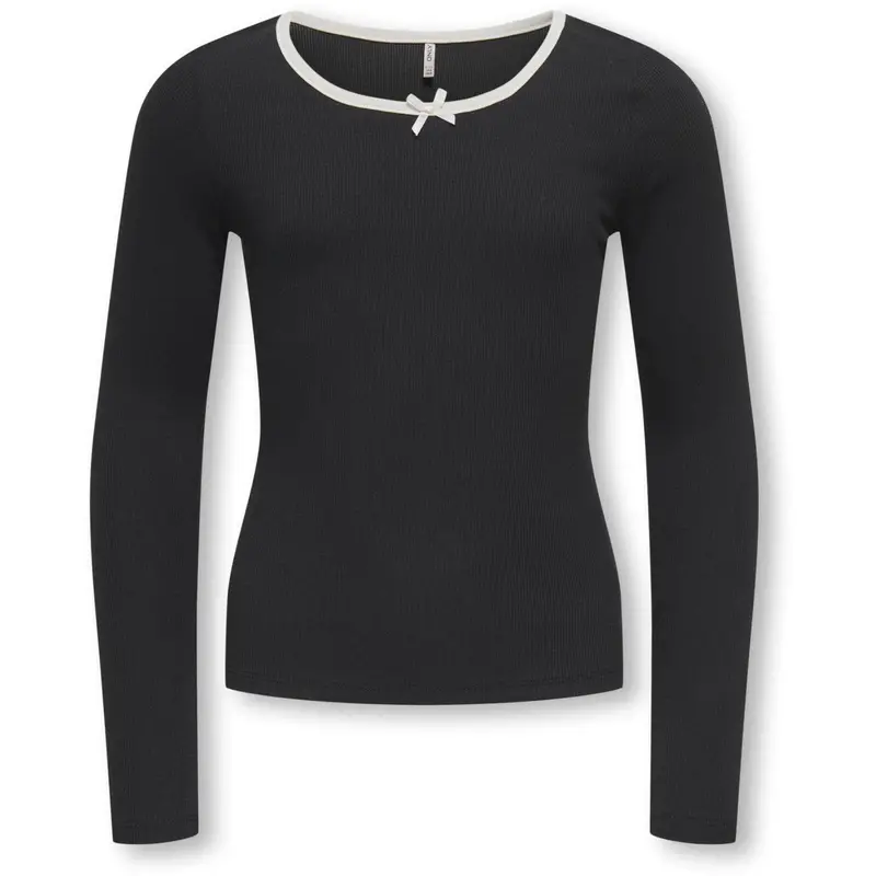 Kids Only Black Cloud Dancer Bow Kogsofia L/S Bow Top Jrs 1