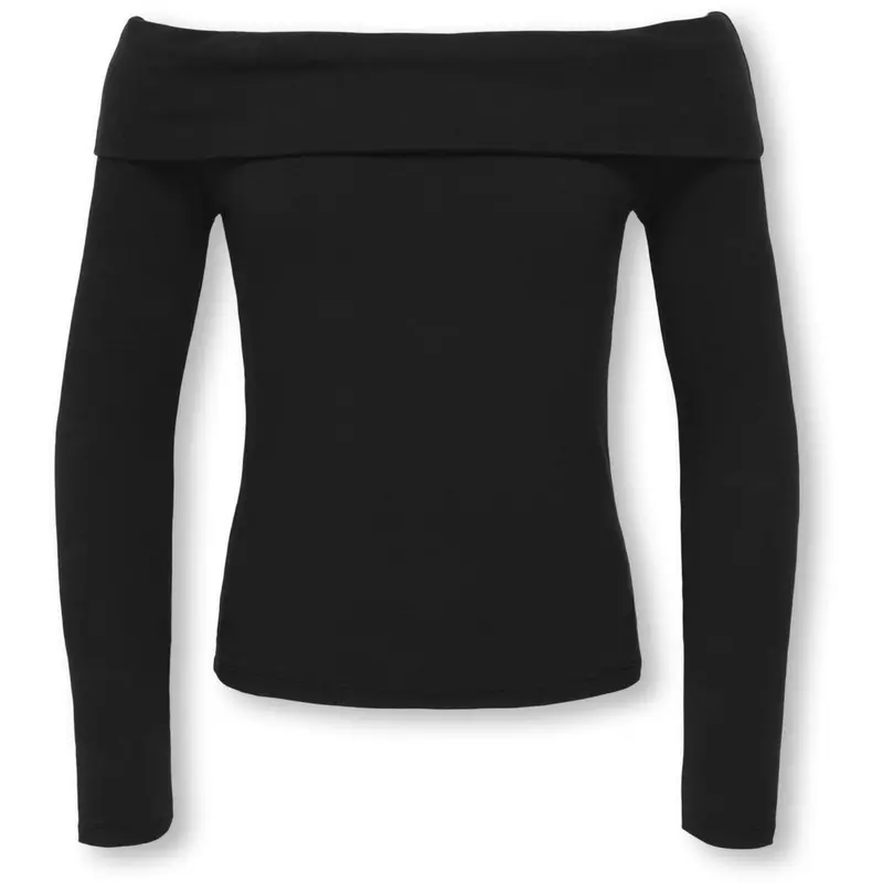 Kids Only Black Kogane Ls Off Shoulder Top Jrs 1
