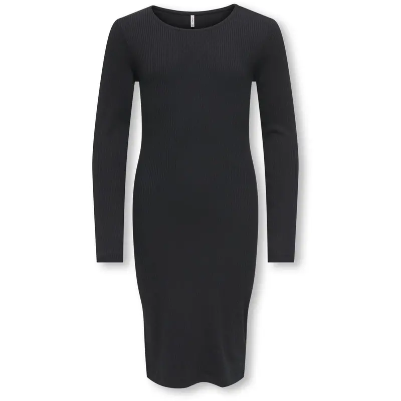 Kids Only Black Kogbelfast Life L/S Midi Dress Jrs Noos 1