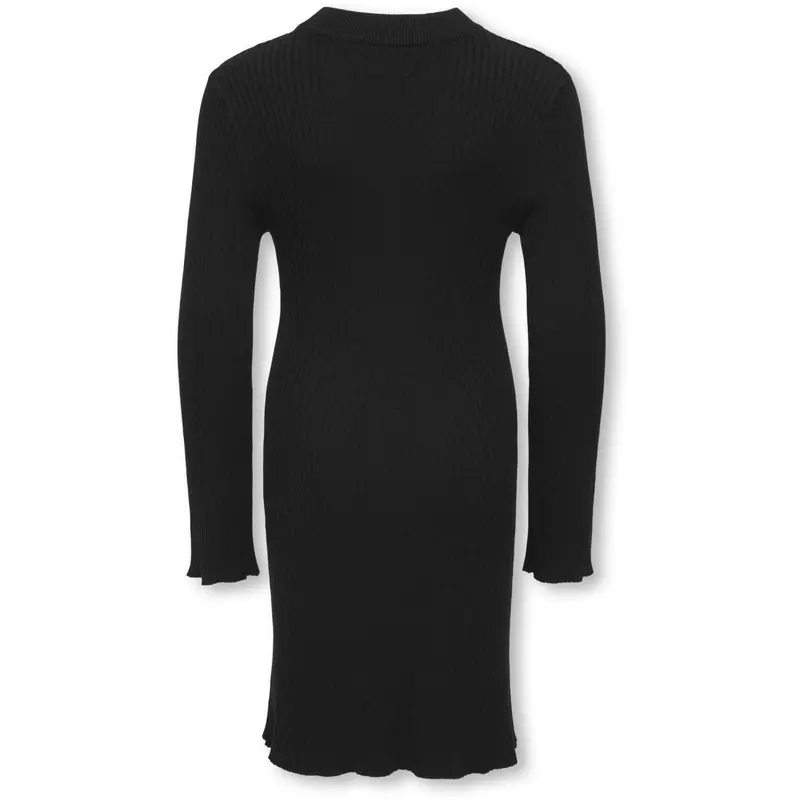 Kids Only Black Kogbianka Life Ls Rib Dress Knt 3