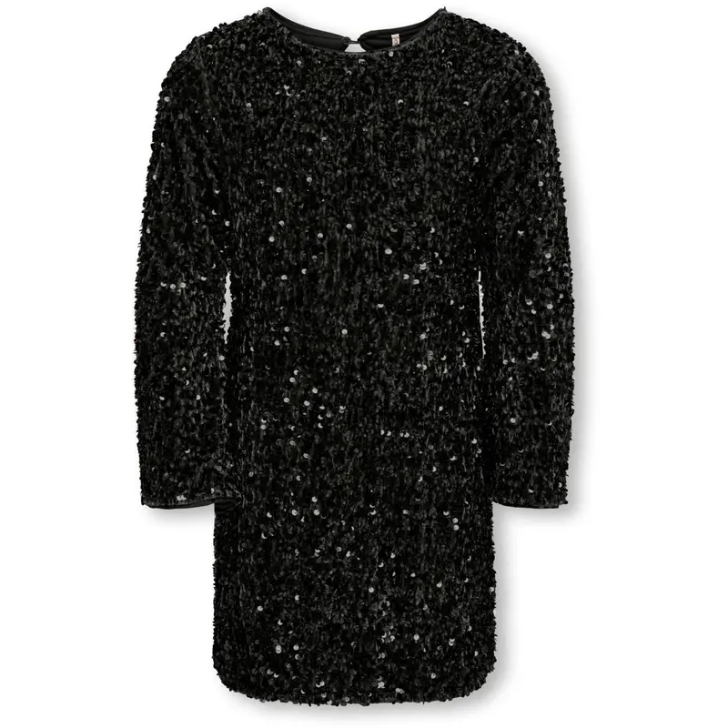 Kids Only Black Kogconfidence Life Ls Seq Flrd Dress Jrs 1