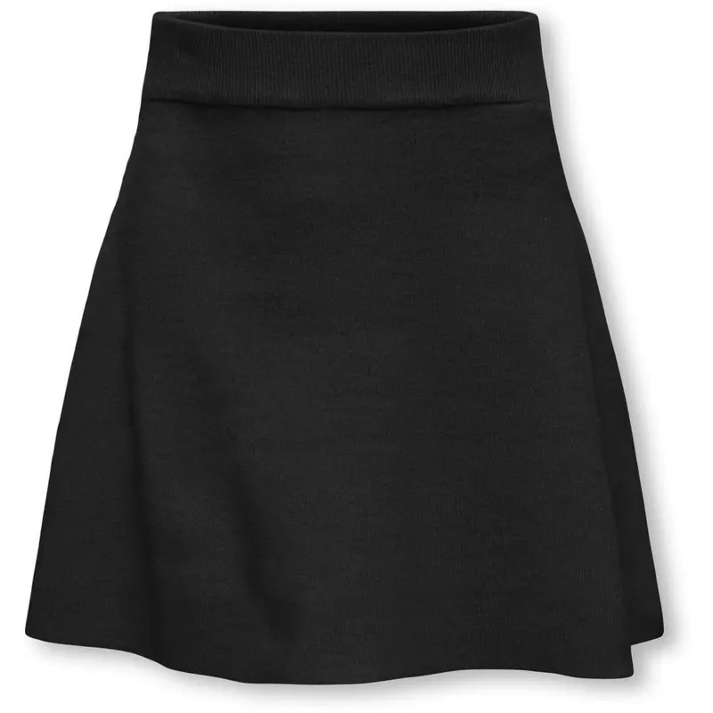 Kids Only Black Kogkelly Life A-Shape Skirt Knt 1