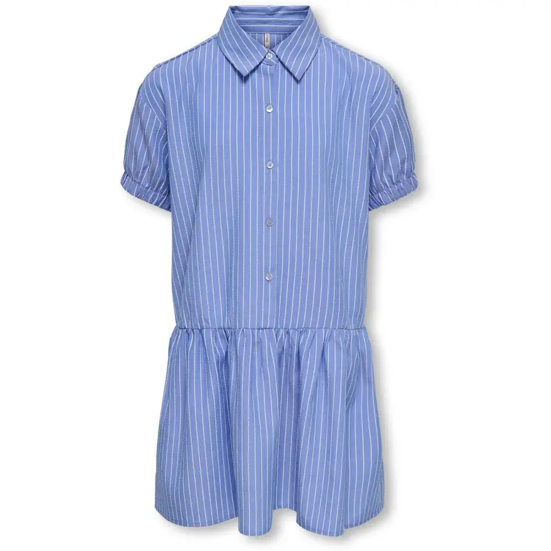 Kids Only Blue Bonnet Cloud Dancer Kogcosmo Ss Shirt Dress Wvn 1