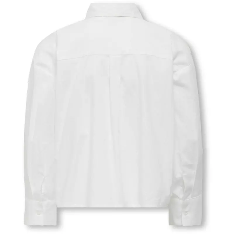 Kids Only Bright White Rhinestones Koglina Stone Oversize L/S Shirt Wvn 3